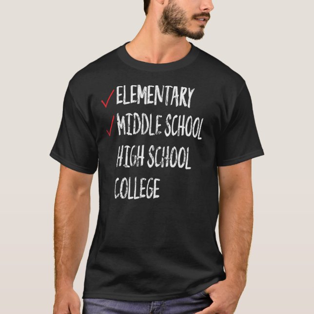 8th Grade Graduation Middle School Graduation T-Shirt (Front)