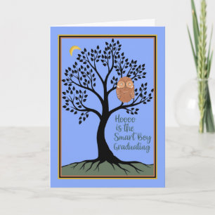 8th Grade Graduation with Owl Card