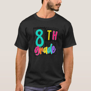 8th Grade Leopard Teacher 8th Grade Leopard 2022 T-Shirt