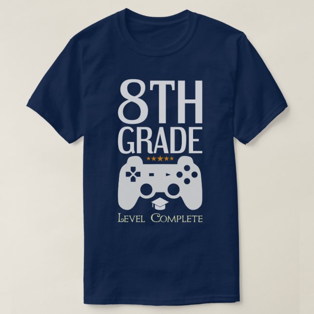 8th Grade Level Complete T-Shirt (Design Front)