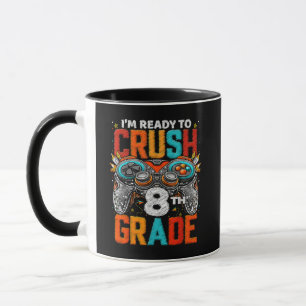 8th Grade Level Unlocked Game On Back To School Mug