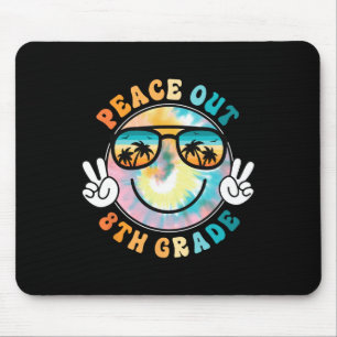 8th Grade Peace Out School 2024 Last Day Of School Mouse Mat