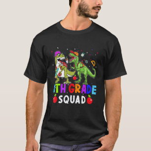 8th Grade Squad Dinosaurs Teacher Student Back To T-Shirt