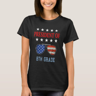 8th Grade Teacher Accessories Usa Flag Saying T-Shirt