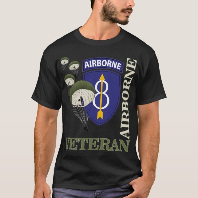 8th Inf Div Abn T-Shirt (Front)