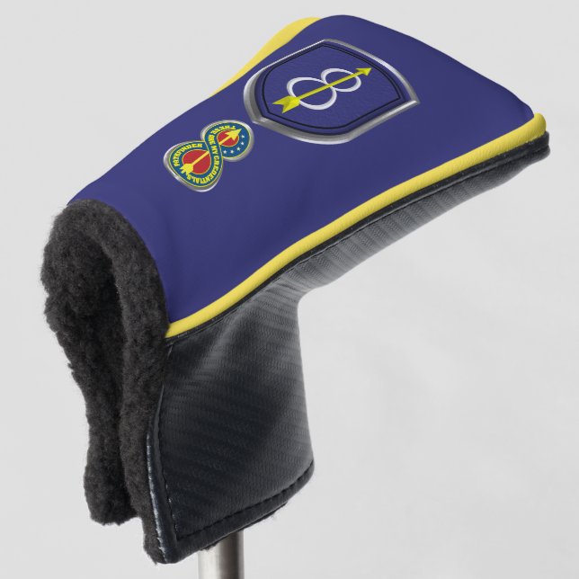 8th Infantry Division “Pathfinder”  Golf Head Cover (3/4 Front)
