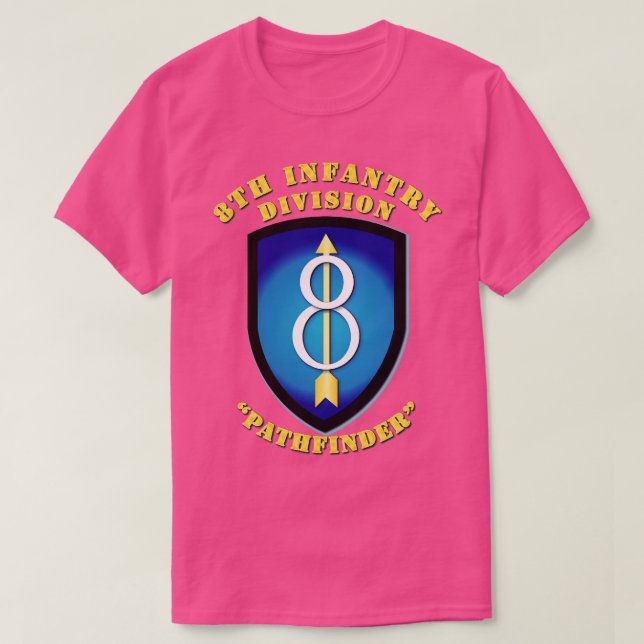 8th Infantry SSI T-Shirt (Design Front)