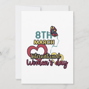 8th March International Women's Day  Invitation
