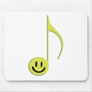 8th Note Face Mouse Mat