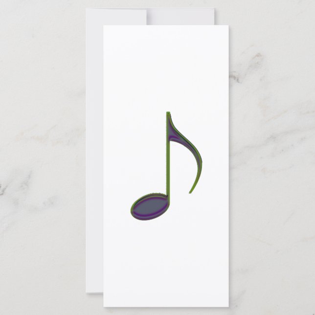 8th Note Large Purplish (Front)