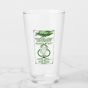 8th Ohio beer glass