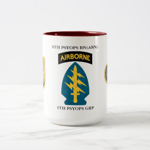 8TH PSYOPS BN(ABN) 4TH PSYOPS GROUP  Two-Tone COFFEE MUG