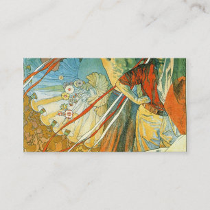 8th Sokol Festival Alphonse Mucha Business Card