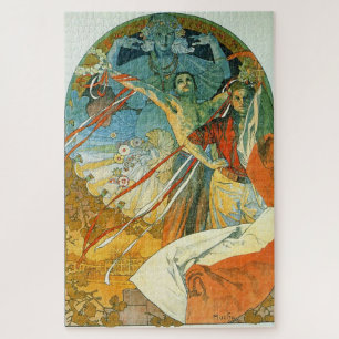 8th Sokol Festival by Alphonse Mucha Jigsaw Puzzle