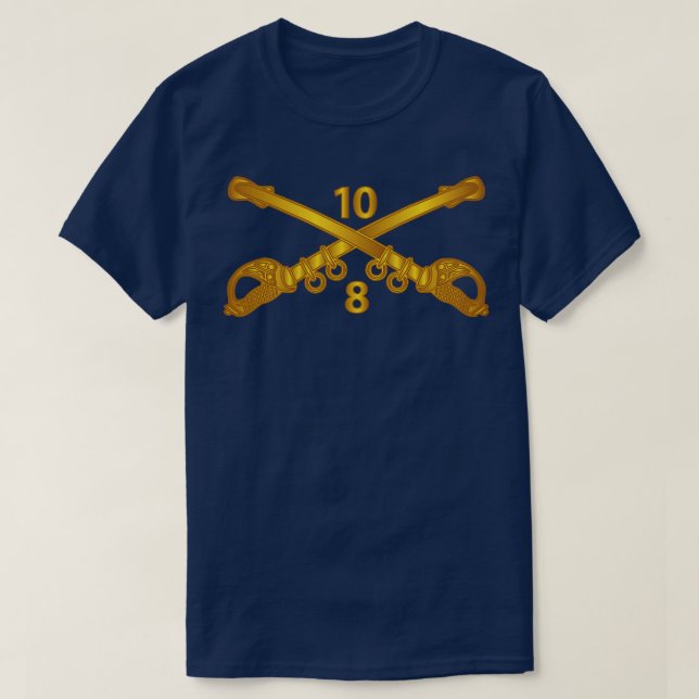8th Squadron 10th Cavalry Branch wo Txt T-Shirt (Design Front)