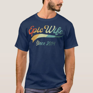 8th Wedding Aniversary Gifts For Her Epic Wife Sin T-Shirt