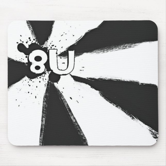 8U Mousepad: Style 4 Mouse Mat (Front)