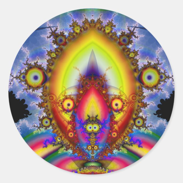 8uul Smooth Classic Round Sticker (Front)