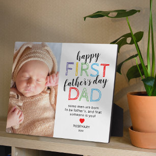 8x10 1st Father's Day Photo Plaque