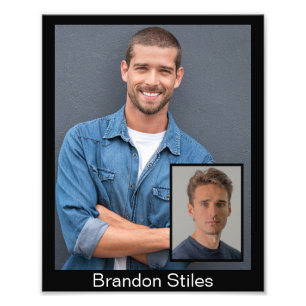 8x10 Acting Headshots for Casting Calls Insert Photo Print