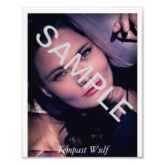 8x10 Acting Zed/Comp Card Photo Print (Front)