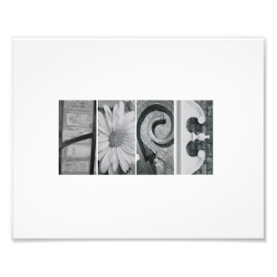 8x10 Alphabet Letter Photography Hope Print