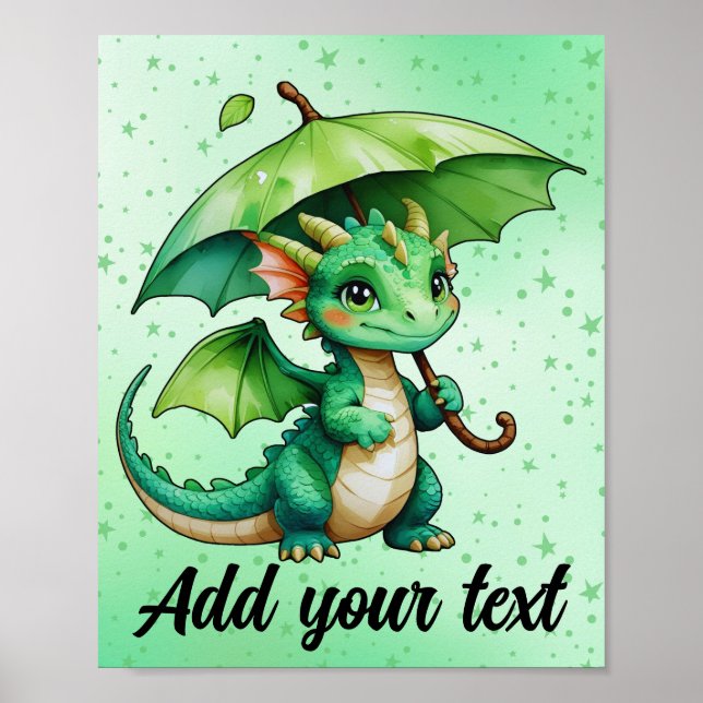 8x10 Baby Dragon Poster (Front)