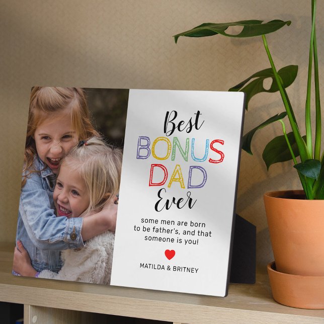 8x10 Bonus Dad Father's Day Photo Plaque (Creator Uploaded)
