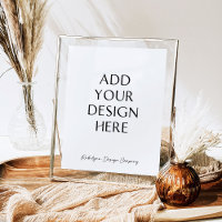 8x10" Custom Sign Printing, Upload Your Own Design