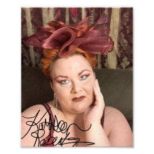 8X10 Digitally Autographed Printed Photo Of Me