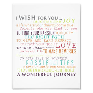 8x10 Family Child Word Art Collage House Rules Photo Print