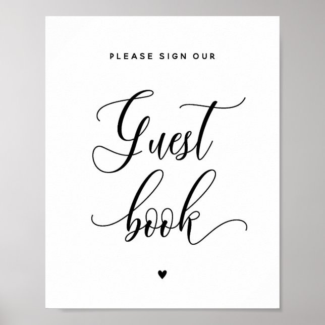 8x10" Guest Book Sign (Front)