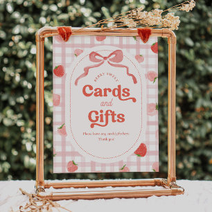 8x10 Inch Berry Cards & Gifts Sign