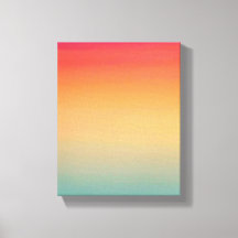 8x10 inches Modern Rainbow Sky Red Yellow Blue