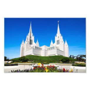 8X10 Photo of he San Diego LDS Temple