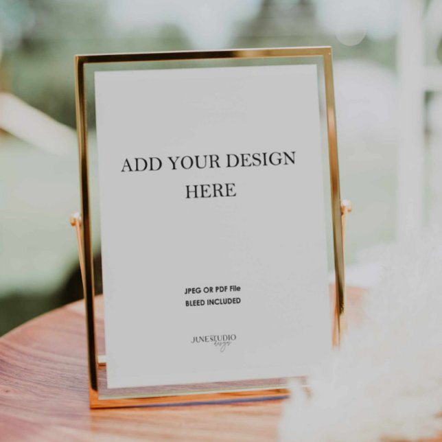 8x10" Poster Portrait Wedding Sign Printing (8x10 inches poster print, card stock sign printing, wall art print, artwork printing custom size )