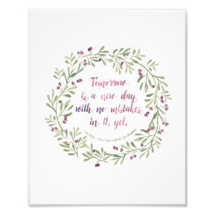 8x10 Print - Anne of Green Gables quote