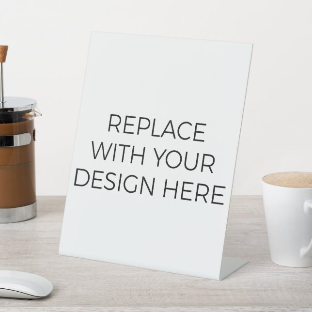 8x10 Printing Pedestal Sign (In SItu)