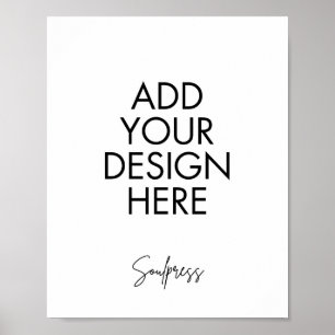 8x10" Sign Custom Print