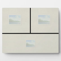 8x10 Tabletop Plaque - 3 Images Bottom Pano