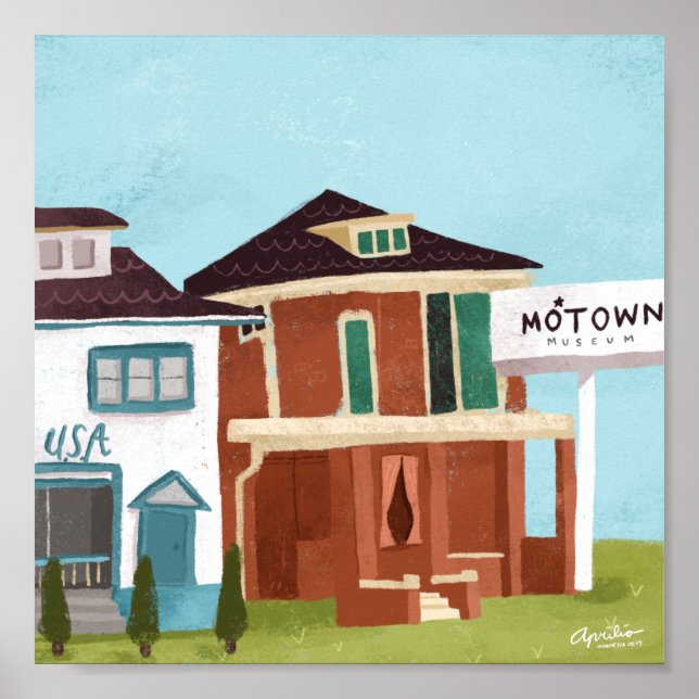 8x8 Motown Print (Front)