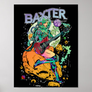 8''x 12'' Baxter Cosmonaut Poster