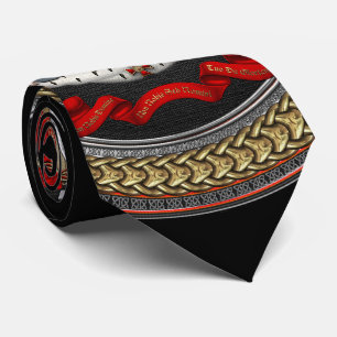 [900] Knights Templar Coat of Arms Tie