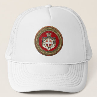 [900] Order of Malta - SMOM Coat of Arms Trucker Hat