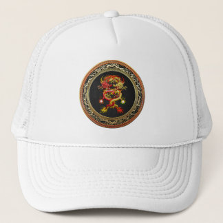 [900] Red and Yellow Dragons Trucker Hat