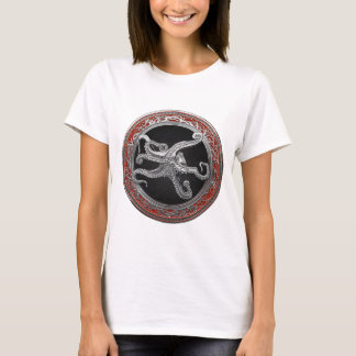 [900] Sacred Silver Octopus in Defensive Posture T-Shirt