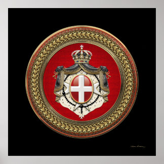 [901] Order of Malta - SMOM Coat of Arms Poster