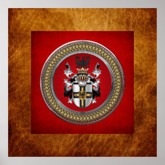 [901] Teutonic Order Coat of Arms Poster