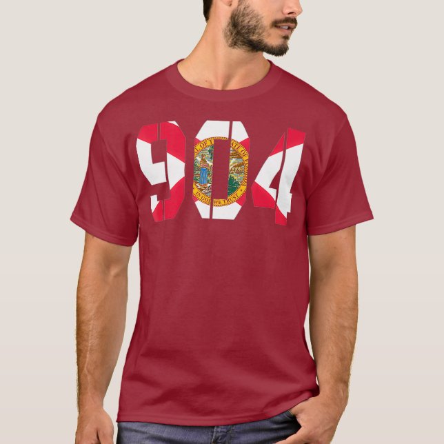 904 Duval Florida Flag Lovers T-Shirt (Front)