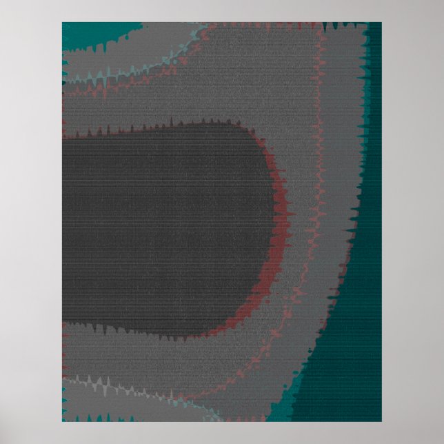 906 The World Is Abstract Poster (Front)